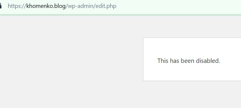 How to fix “All posts” page in wp admin